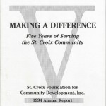 Making a Difference – Five Years of Serving the St. Croix Community