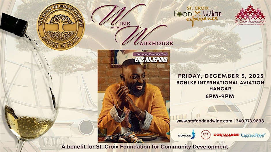 Tickets Now on Sale for Wine in the Warehouse 2025: Featuring Food Network Celebrity Chef Eric Adjepong